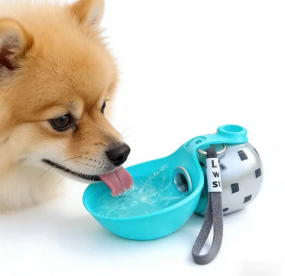 Gourde 2-en-1 pour Chien & Chat – Hydratation Facile Partout